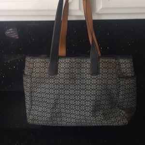 Coach diaper/over night bag